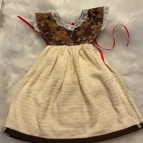 Gingerbread Dress Kitchen Towel - Picture 2 of 4